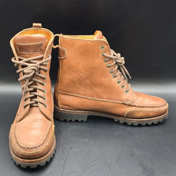 Vtg COLE HAAN Country Brown Leather Boots F8861 / Women's Size 5.5M - Picture 6 of 10